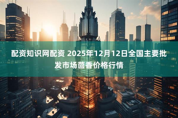 配资知识网配资 2025年12月12日全国主要批发市场茴香价格行情