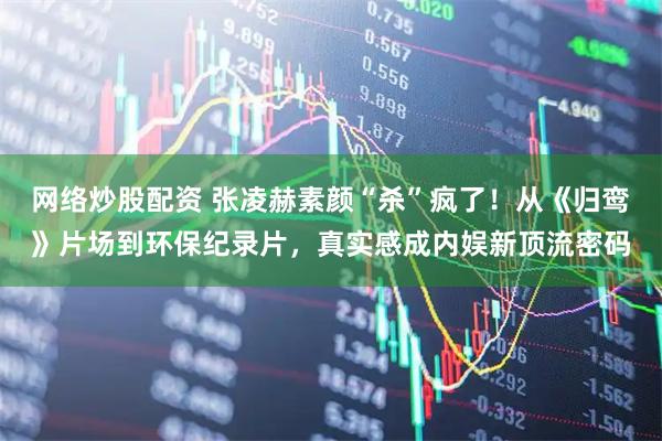 网络炒股配资 张凌赫素颜“杀”疯了！从《归鸾》片场到环保纪录片，真实感成内娱新顶流密码